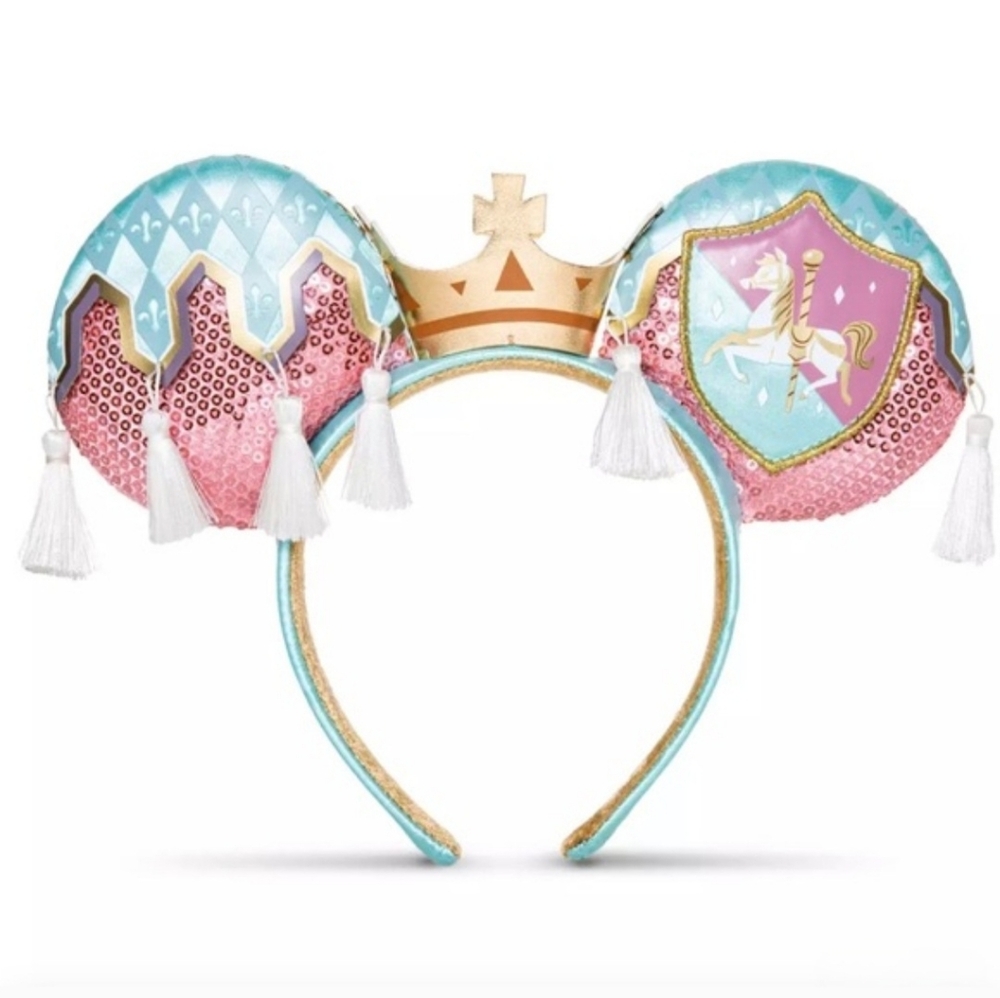 Disney Prince Charming Regal Carrousel Mickey Mouse Ears Headband